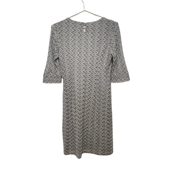 Ellie Kai Chevron Zig Zag Sheath Dress Size 0 - Picture 6 of 14